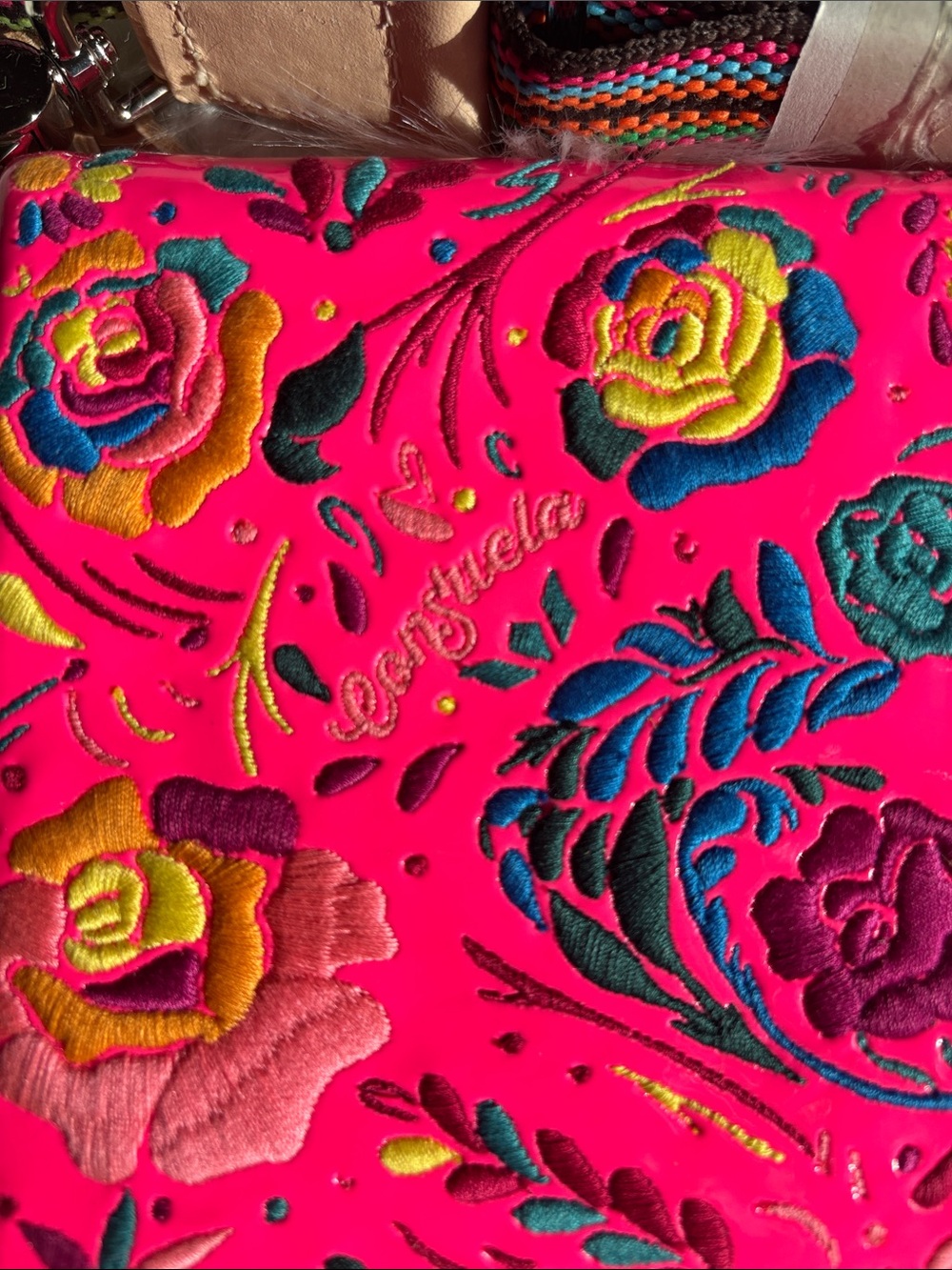 Consuela Uptown XO Floral Embroidered Crossbody Bag - Picture 2 of 9